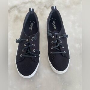 New! Women’s Sperry Crest Vibe Sneaker Black size 8.5